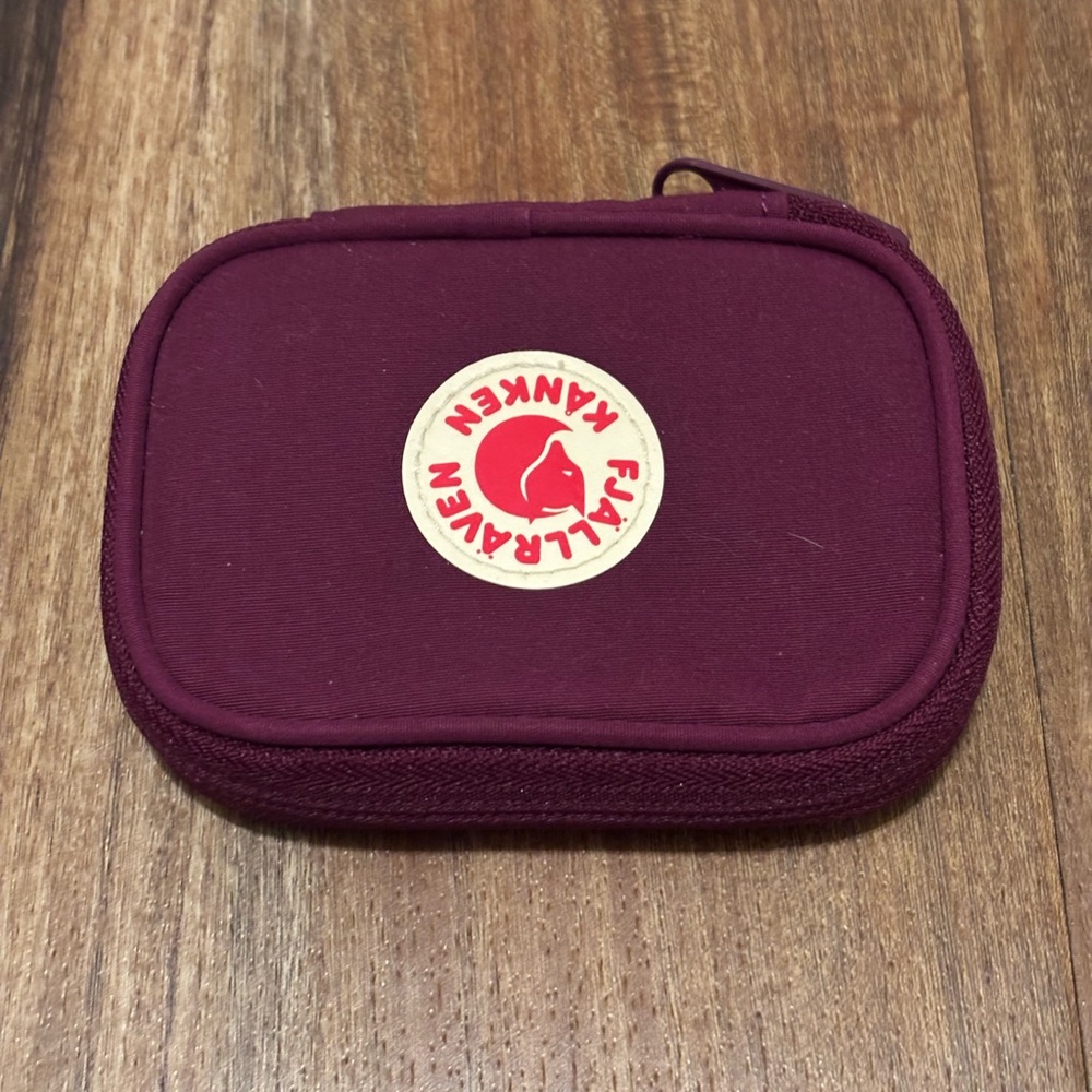 Fjallraven Burgundy Accessory Pouch